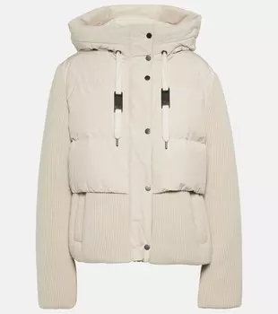 Куртка из смесового хлопка Brunello Cucinelli, белый