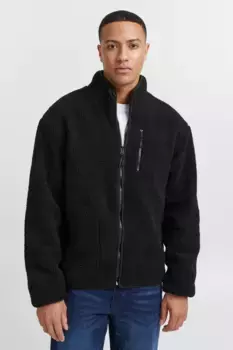 Куртка из смесового искусственного меха "BLEND BHSweatshirt", без капюшона, черный