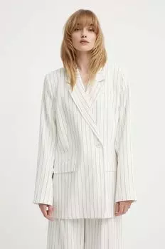 Куртка из смесового льна Gestuz, бежевый