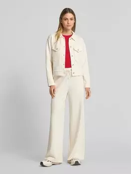 Куртка из смесового лиоцелла с нагрудными карманами, модель «Элара» BOSS Orange, кремовый