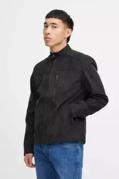 Куртка из смесовой искусственной кожи "BLEND BHOuterwear", без капюшона, черный