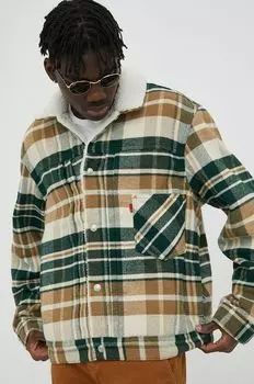 Куртка из смесовой шерсти Levi's, бежевый