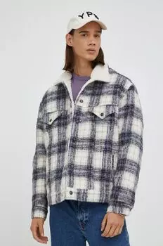 Куртка из смесовой шерсти Levi's, фиолетовый