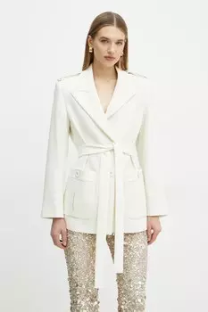 Куртка из смесовой шерсти Luisa Spagnoli, бежевый