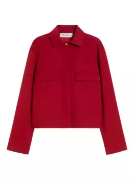 Куртка из смесовой шерсти MAX MARA, красный