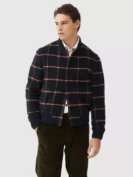 Куртка из смесовой шерсти Mclean Park Rodd & Gunn, темно-синий/мульти