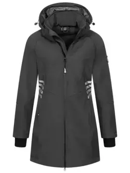 Куртка из софтшелла Arctic Seven "ASGiuliana", со съемным капюшоном, серый