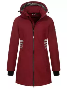 Куртка из софтшелла Arctic Seven "ASGiuliana", со съемным капюшоном, бордовый