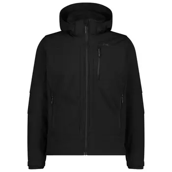 Куртка из софтшелла Cmp Jacket Zip Hood Softshell, цвет Nero