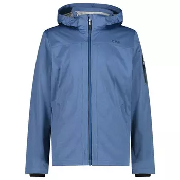 Куртка из софтшелла Cmp Jacket Zip Hood Light Melange, цвет Dusty Blue Melange