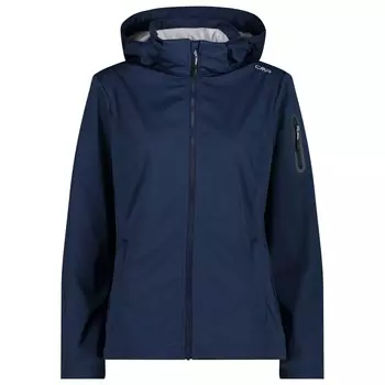 Куртка из софтшелла Cmp Women's Light Softshell Zip Hood, цвет Blue/Ghiaccio