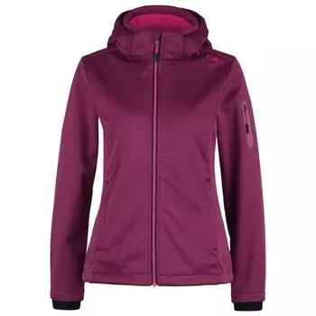 Куртка из софтшелла Cmp Women's Zip Hood Melange Softshell, цвет Fuxia Melange