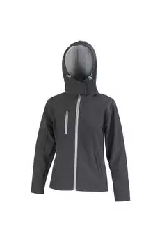 Куртка из софтшелла Core Lite с капюшоном Result, черный