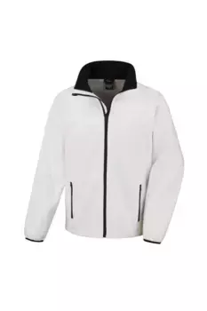 Куртка из софтшелла Core с принтом Result, белый