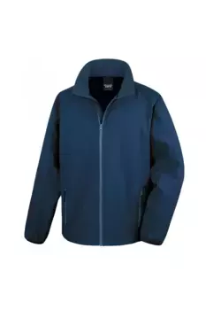 Куртка из софтшелла Core с принтом Result, темно-синий