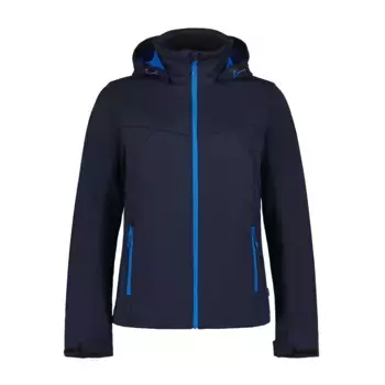 Куртка из софтшелла Icepeak "H SOFTSHELL JACKE BIGGS", с капюшоном, синий