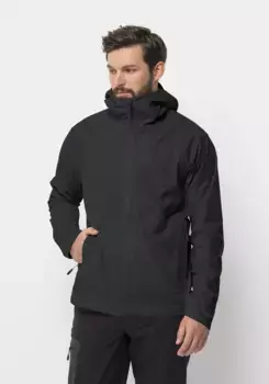 Куртка из софтшелла Jack Wolfskin "EMBERBERG 3L JKT M", с капюшоном, цвет Phantom