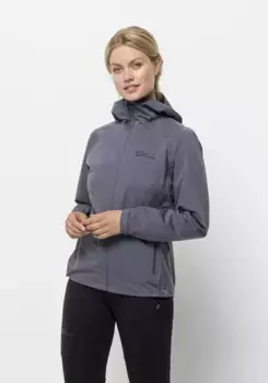 Куртка из софтшелла Jack Wolfskin "EMBERBERG 3L JKT W", с капюшоном, цвет Dolphin