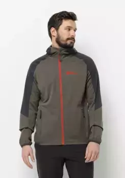 Куртка из софтшелла Jack Wolfskin "FELDBERG HOODY M", с капюшоном, цвет Cold-Coffee