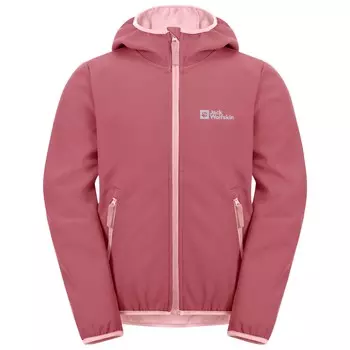 Куртка из софтшелла Jack Wolfskin Kid's Fourwinds, цвет Soft Pink