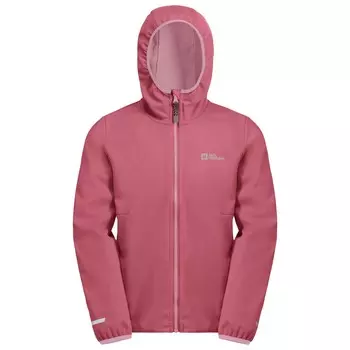 Куртка из софтшелла Jack Wolfskin Kid's Feldberg Hooded, цвет Soft Pink