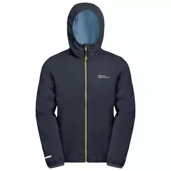Куртка из софтшелла Jack Wolfskin Kid's Feldberg Hooded, цвет Night Blue
