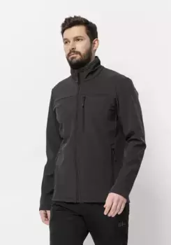 Куртка из софтшелла Jack Wolfskin "WHIRLWIND MEN", черный