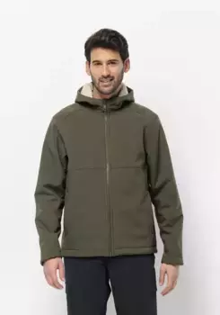 Куртка из софтшелла Jack Wolfskin "WINDLAND JKT M", цвет Island-Moss