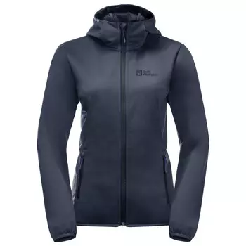 Куртка из софтшелла Jack Wolfskin Women's Windhain Hoody, цвет Night Blue
