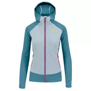 Куртка из софтшелла Karpos Women's Lede, цвет Sky Writing/Delphinium