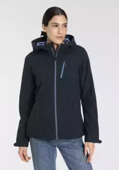 Куртка из софтшелла Killtec с капюшоном, синий