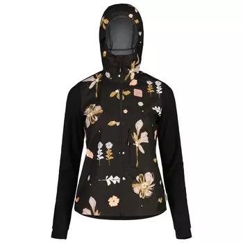 Куртка из софтшелла Maloja Women's SennesM Printed, цвет Deep Black Flora
