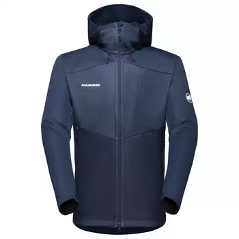 Куртка из софтшелла Mammut Ultimate VII SO Hooded, цвет Marine