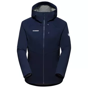 Куртка из софтшелла Mammut Women's Ultimate Comfort Softshell Hooded, цвет Marine