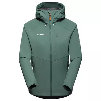 Куртка из софтшелла Mammut Women's Ultimate Comfort Softshell Hooded, цвет Dark Jade