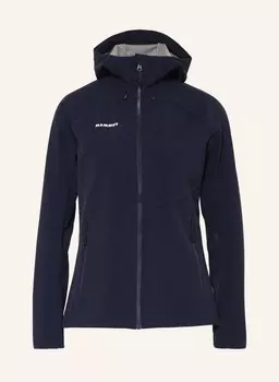 Куртка из софтшелла максимальный комфорт MAMMUT, темно-синий