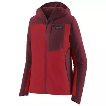 Куртка из софтшелла Patagonia Women's R1 CrossStrata Hoody, цвет Touring Red