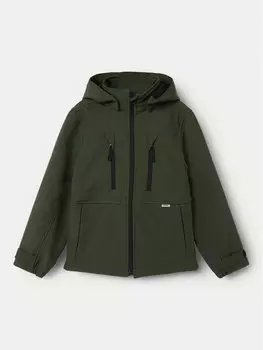 Куртка из софтшелла regular fit Name It, зеленый