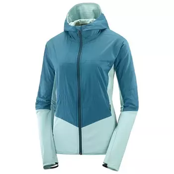Куртка из софтшелла Salomon Women's Outline All Season Hybrid Mid, цвет Arona/Deep Dive