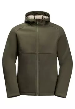Куртка из софтшелла WINDLAND Jack Wolfskin, зеленый