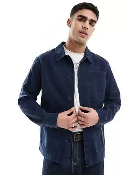 Куртка из стираной парусины Kempshire темно-сапфирового цвета Timberland