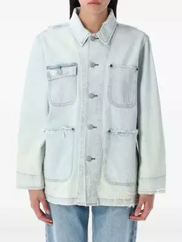 Куртка из светлого денима Polo Ralph Lauren, синий