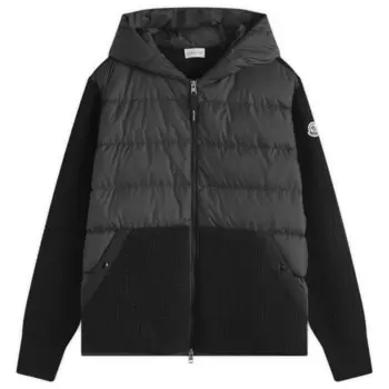 Куртка из вафельного пуха Moncler, черный