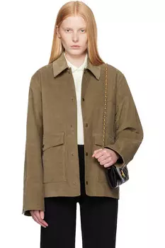 Куртка из вельвета Burberry, цвет puddle