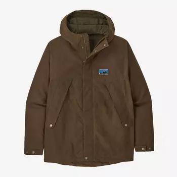 Куртка из вощеного хлопка Patagonia, коричневый