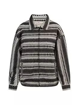 Куртка IZIA Oversize Blouson, цвет schwarz wollweiss