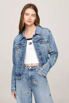 Куртка izzie slim fit Tommy Jeans, синий