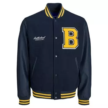 Куртка Jack & Jones College Wool Blend Bomber Noos Bomber, синий