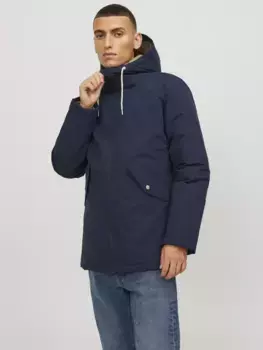 Куртка Jack & Jones для отдыха "JJLOOP PARKA JACKET", с капюшоном, синий