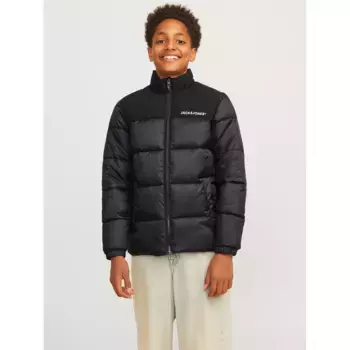 Куртка Jack & Jones для подростков «JJMOON STAND COLLAR PUFFER JNR», без капюшона Jack & Jones Junior, черный